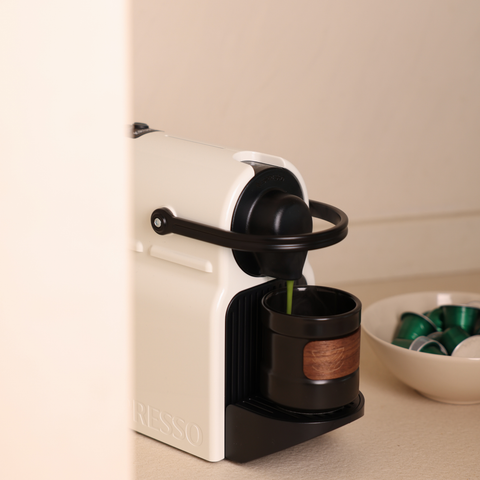 Nespresso machine with matcha
