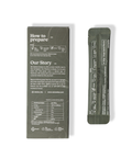 Ceremonial grade matcha stick behind